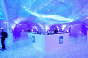 corporate event ice cave