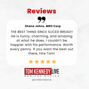 Tom Kennedy's review as a corporate mentalist.