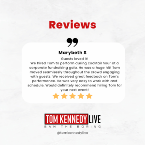 Tom Kennedy's live review of Marybeth 5 was exceptional.